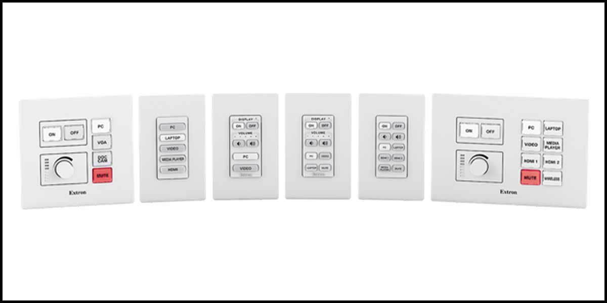 Want Simple Button Control of AV Systems? Extron Flex and EU Series Delivers That!