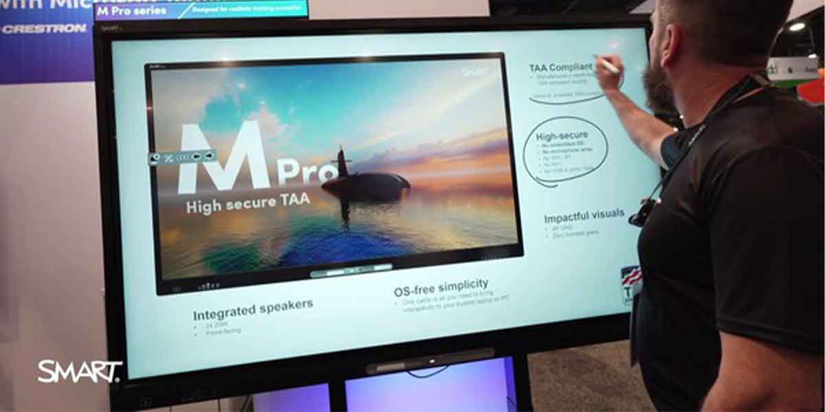 SMART Technologies Bring TAA-Compliant M Pro Series Collaboration Boards to Market