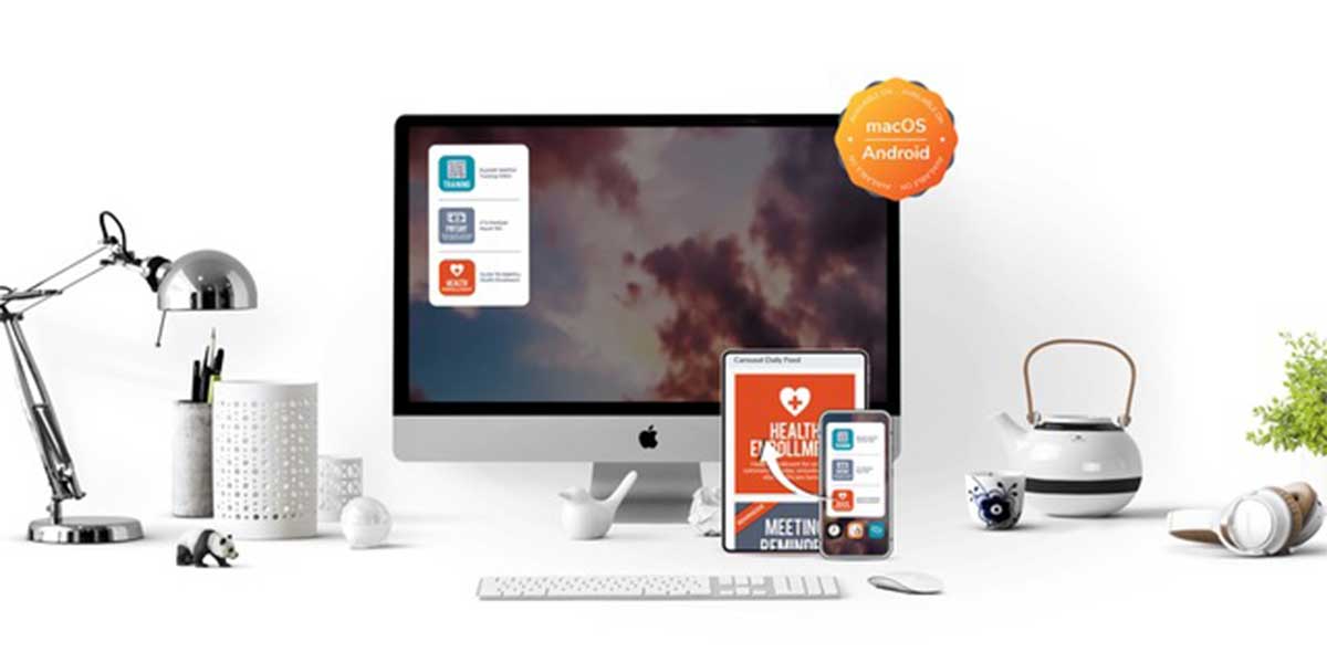 Carousel Digital Signage Cloud System, Carousel Daily, Now Works with Android, MacOS and iOS