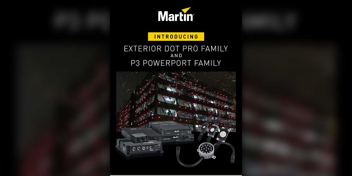 Martin Ships Outdoor On-Building-Based Creative Lighting LEDs Dubbed Dot Pro