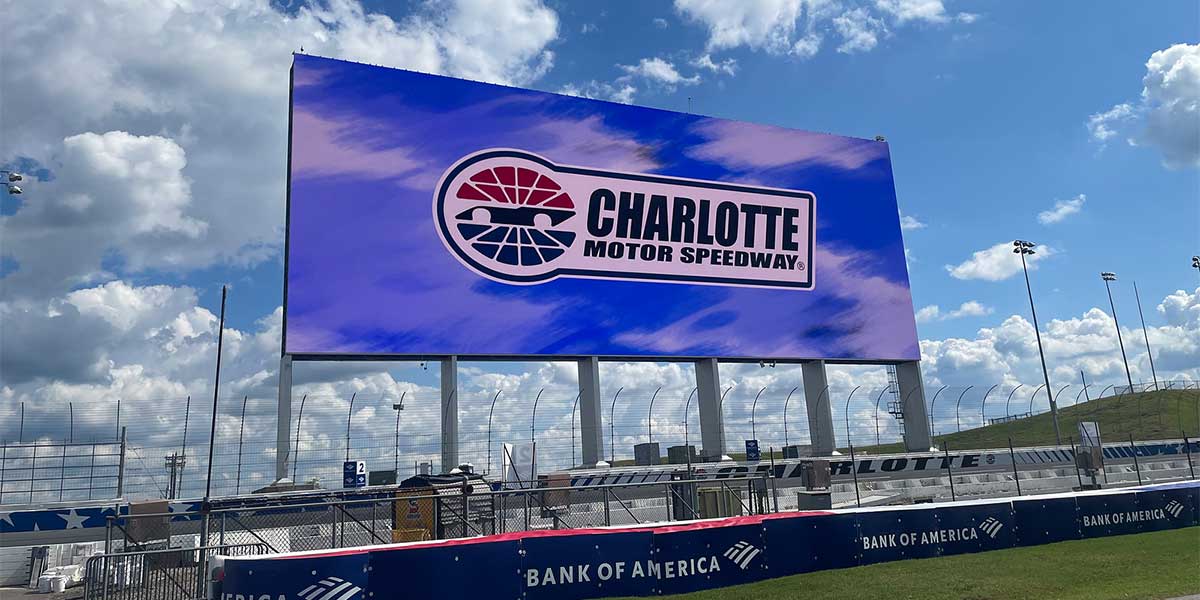 Charlotte Motor Speedway Unveils Massive New LED Display, Aiming to Reclaim Title of World’s Largest