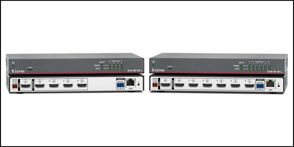 Extron’s New HDMI Splitters Simplify Multi-Display 8K Setups