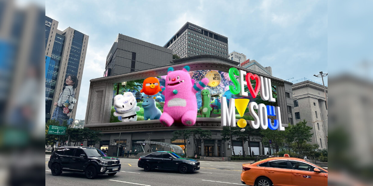 Samsung Debuts LED Installation at Shinsegae Department Store in Seoul