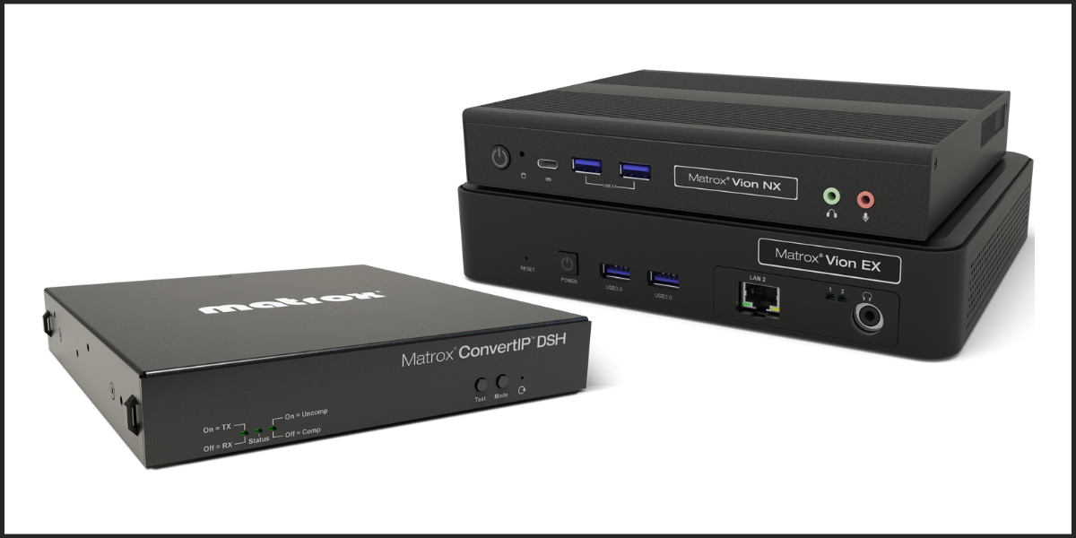 Matrox Introduces Vion IP Gateway for Bridging IPMX and SMPTE ST 2110 AV-Over-IP Networks