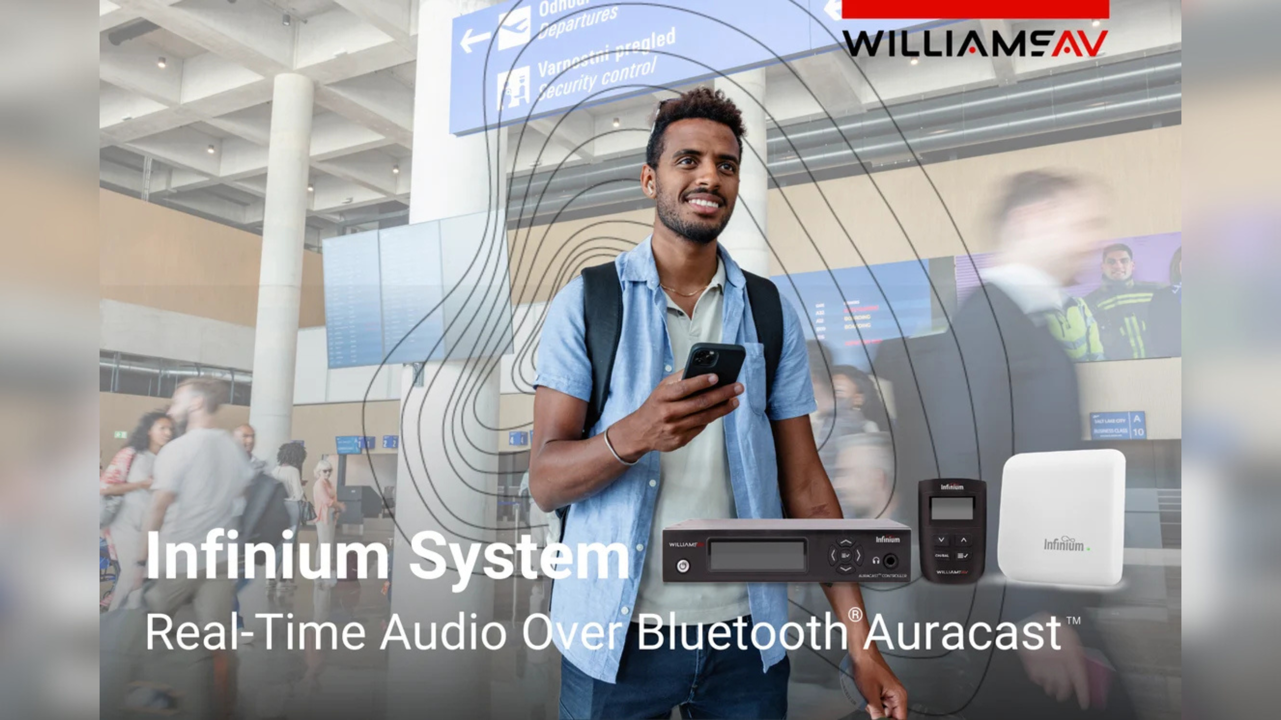 Williams AV Introduces Infinium Bluetooth Auracast Wireless Audio System