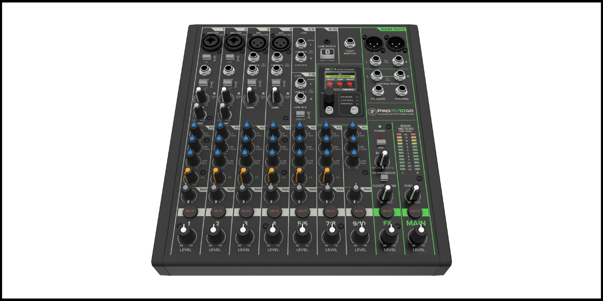 Mackie Launches Battery-Powered ProFX10 GO Mixer with 8-Hour Runtime