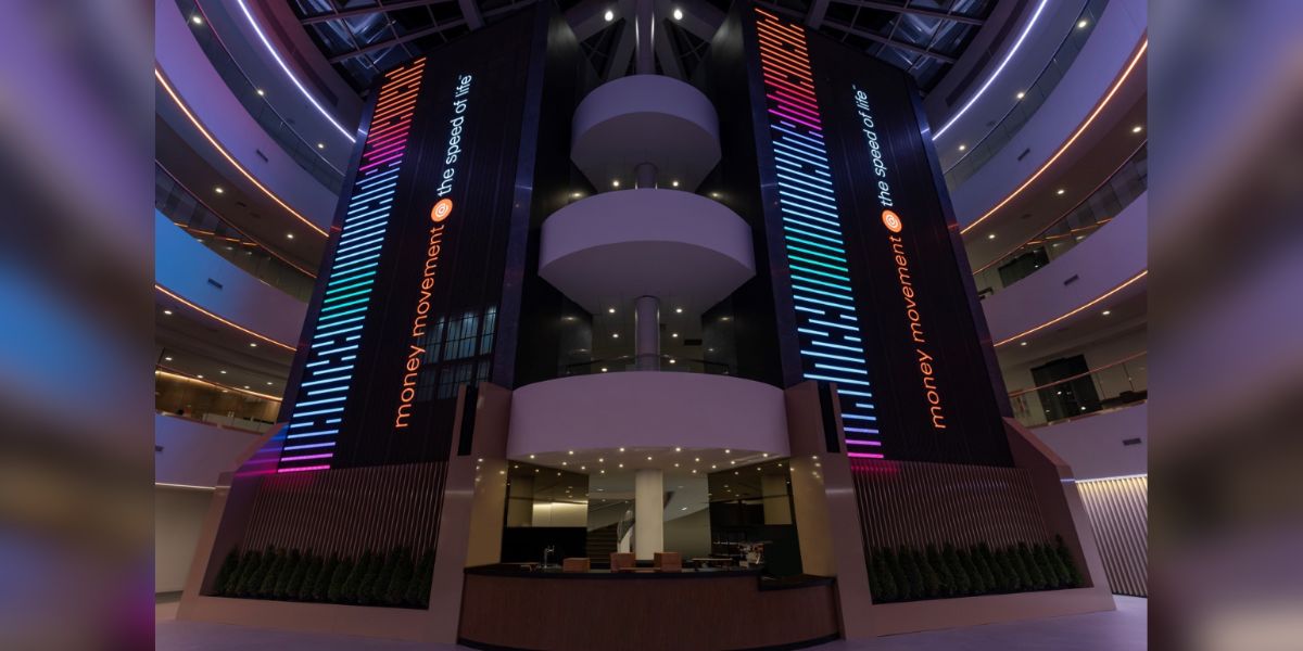 How LED Displays Are Elevating This Fintech Company’s Lobby Experience