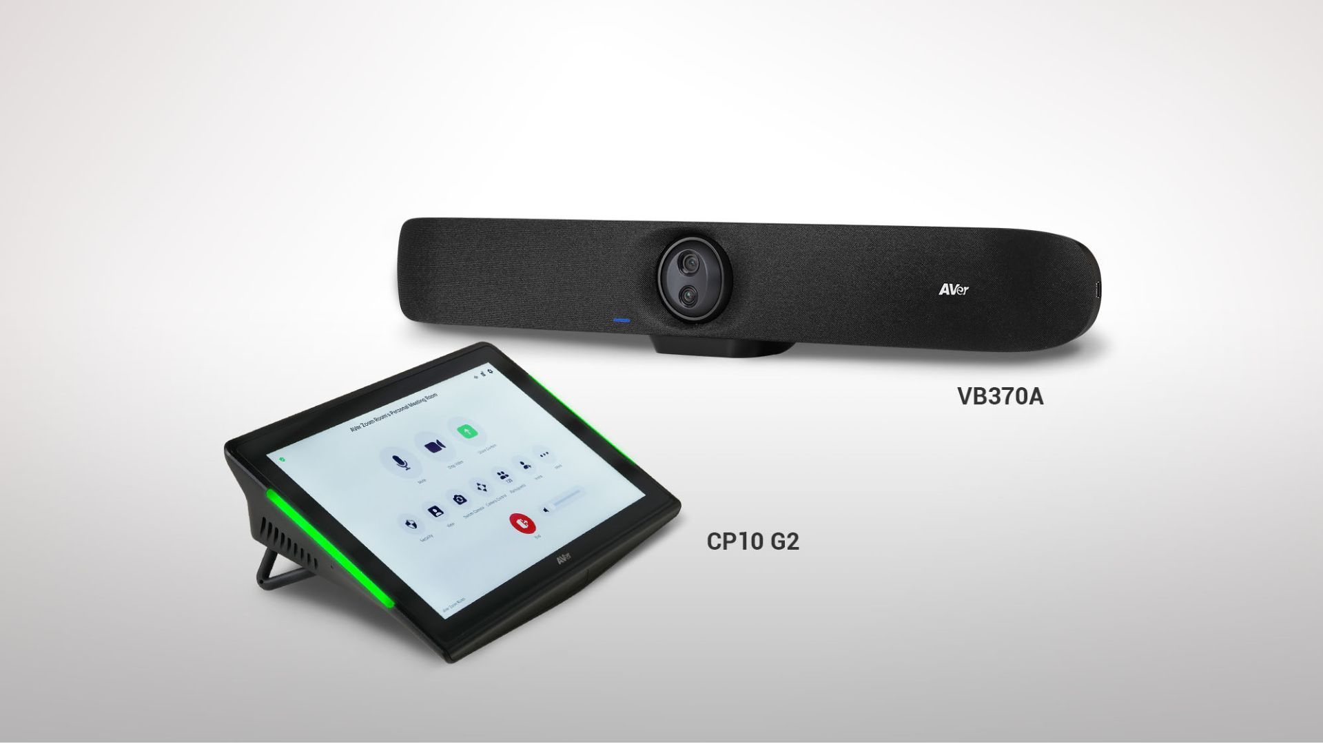 AVer Creates Zoom Room Bundles with VB370A Videobar and CP10 Touch Screen Controller 