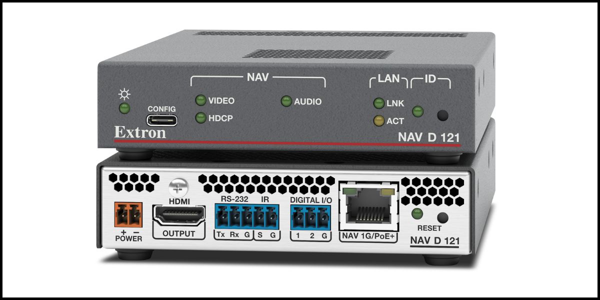 Extron Expands NAV Line With Cost-Effective AV-over-IP Decoder