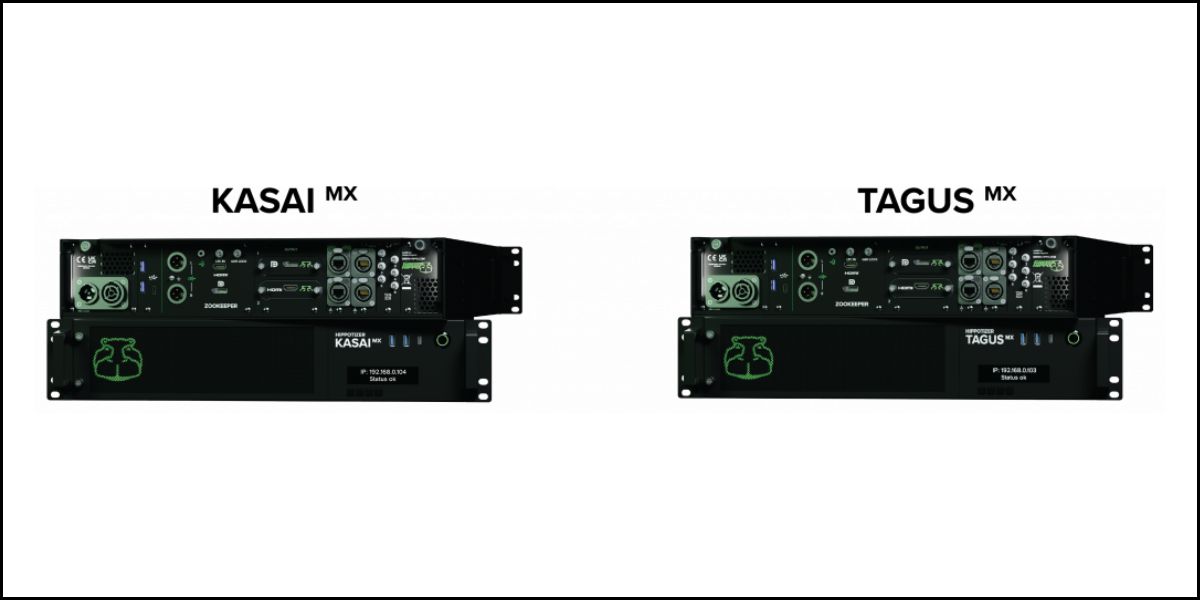 Green Hippo Ships New 2U KASAI and TAGUS Media Servers for Small to Mid-Sized AV Applications