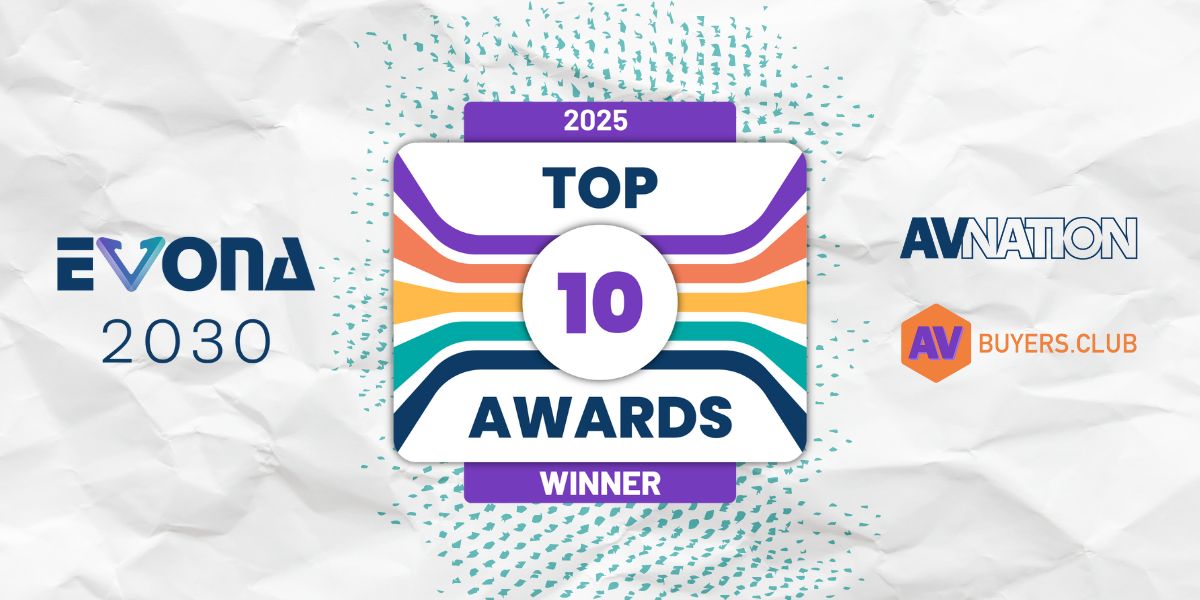 Congratulations to the Winners of the EVONA 2030 Top Ten Awards at InfoComm 2025