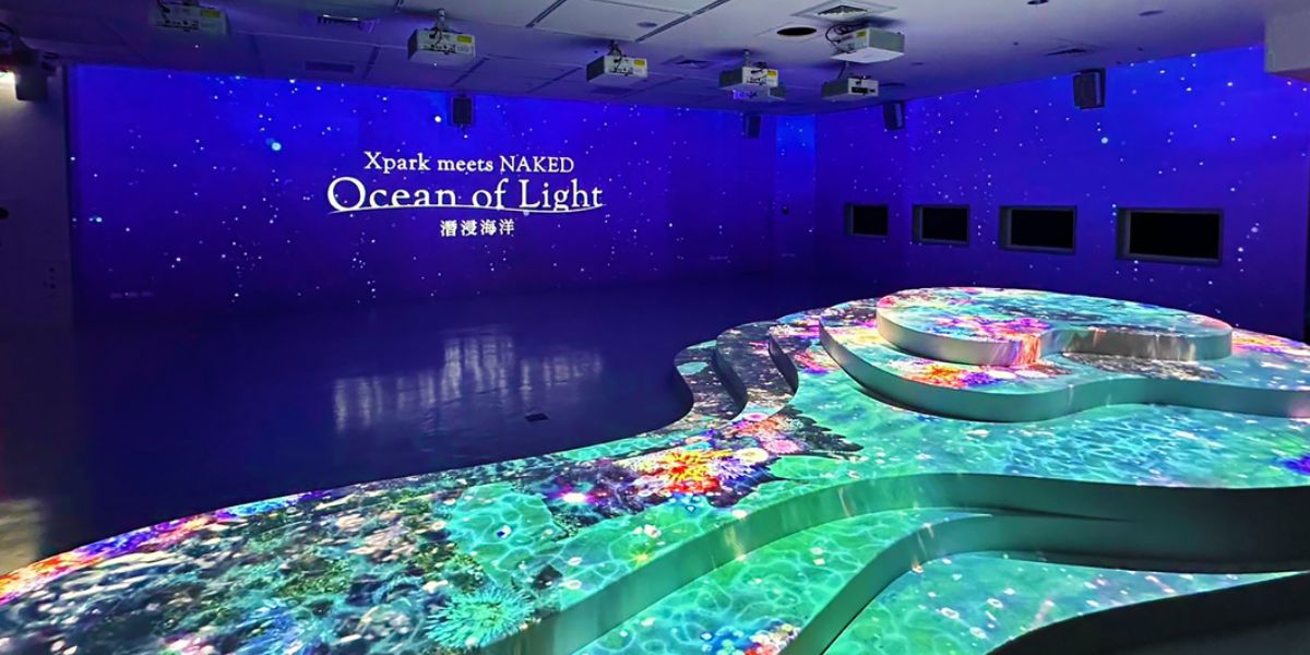 Projection Mapping Transforms Xpark Aquarium’s New Exhibit