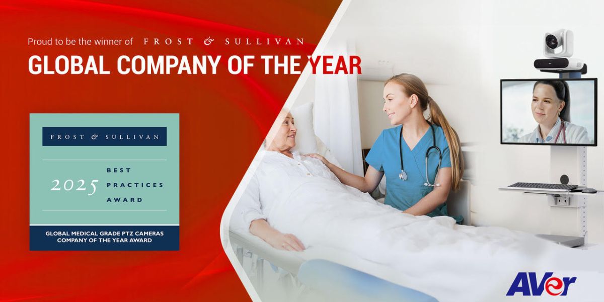 AVer Named Frost & Sullivan’s 2025 Global Company of the Year for Medical-Grade PTZ Cameras