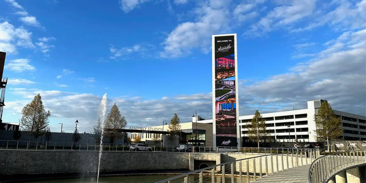 Nanolumens Powers 140-Foot LED Tower at Assembly Atlanta
