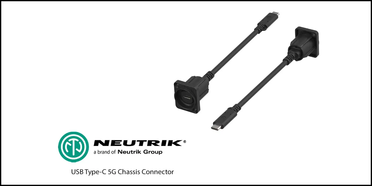 Neutrik Unveils New USB Type-C 5G Chassis Connectors With Integrated Fly-Lead Patch Cables
