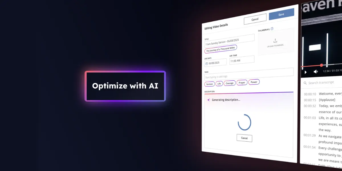 Studio AI From Resi Media Simplifies Video Editing for Ministry Teams