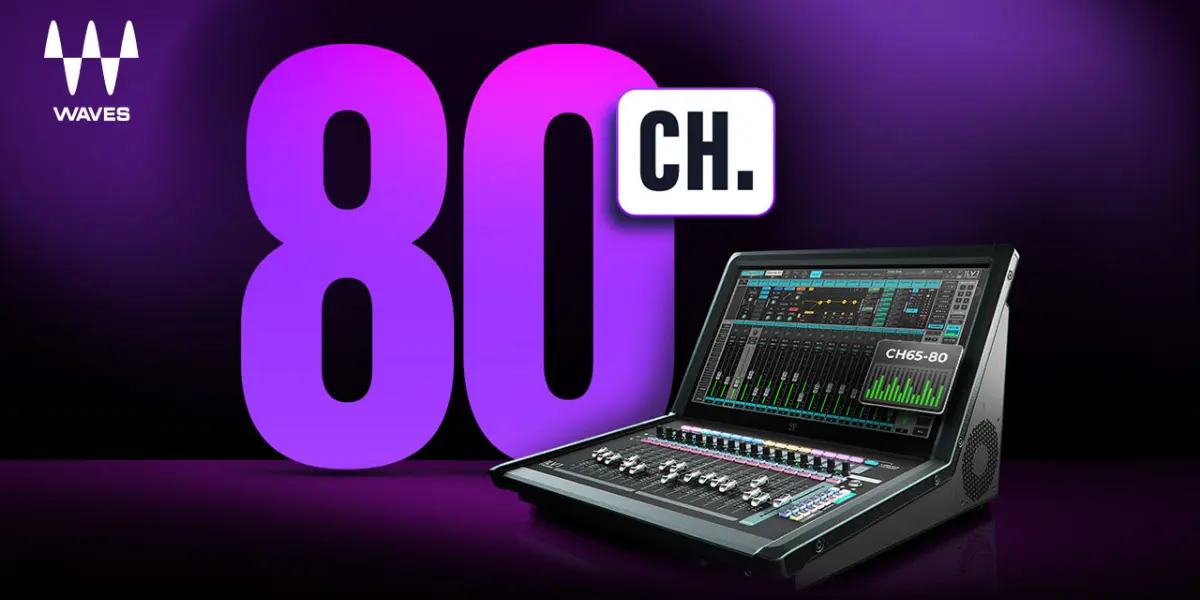 Waves’ eMotion LV1 Grows to 80 Channels With New Expansion and Software Enhancements