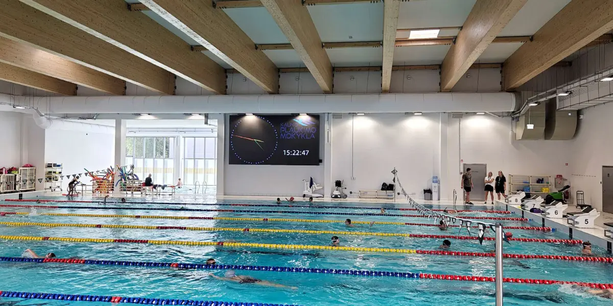Kaunas Aquatic Center Utilizes AtlasIED Atmosphere™ Platform to Tame Challenging Acoustics