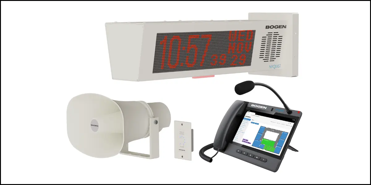 Bogen Adds New Nyquist Peripherals to Expand Paging, Messaging and Audio Control