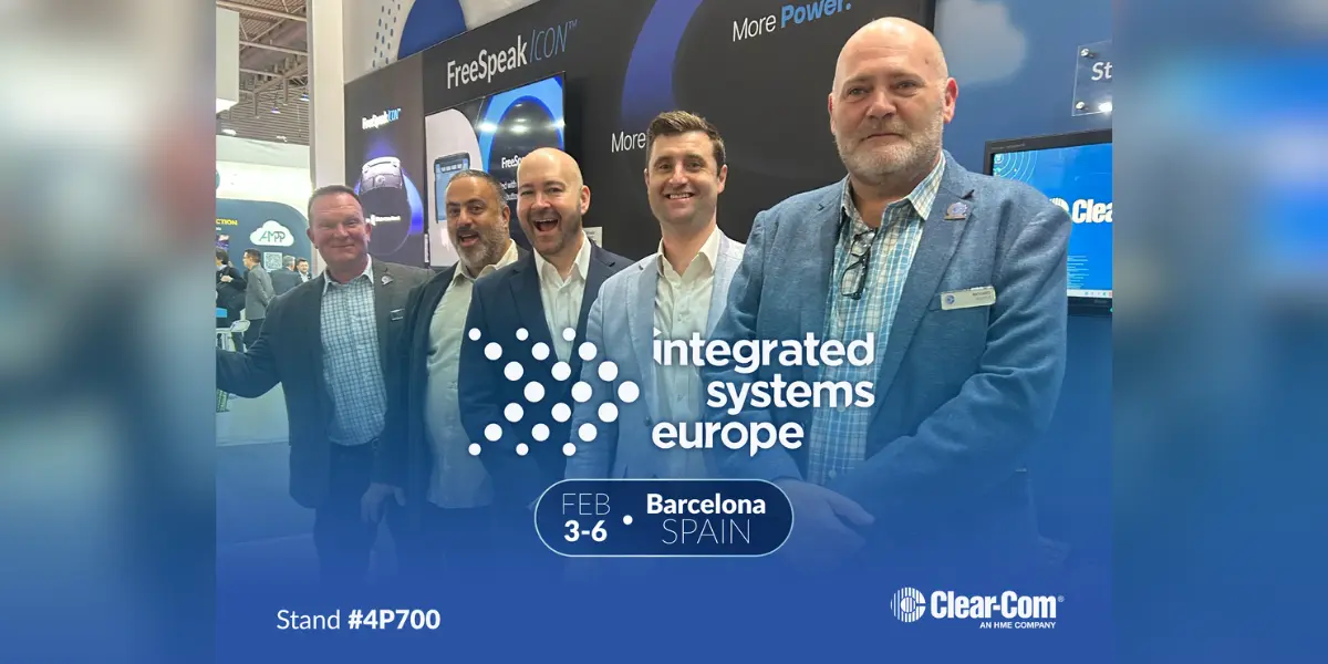 Clear-Com to Showcase 4-Channel HelixNet Beltpack and Intercom Updates at ISE 2026