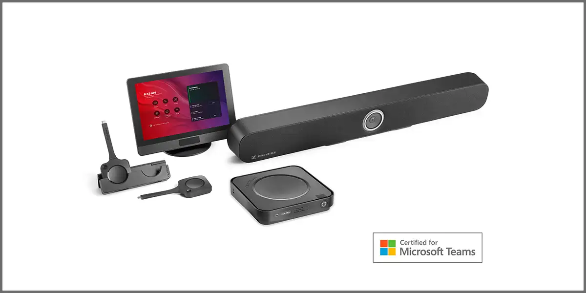 ClickShare Launches Microsoft Teams-Certified Wireless Room System Bundles With Sennheiser