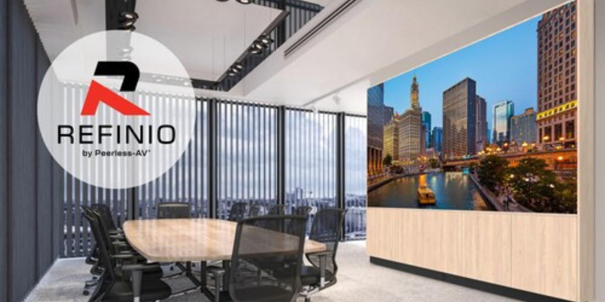 Peerless-AV Launches Refinio Media Wall dvLED Solution for Executive Meeting Spaces