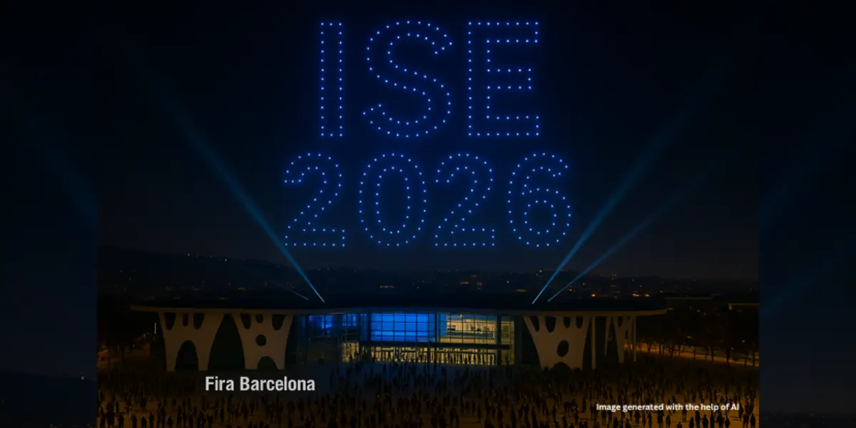 ISE 2026 to Debut 600-Drone Show Over Barcelona Skyline