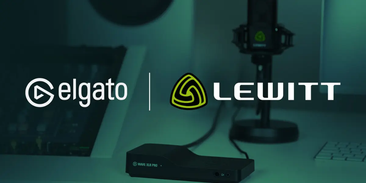 LEWITT Partners With Elgato on Wave Next Creator Audio Platform