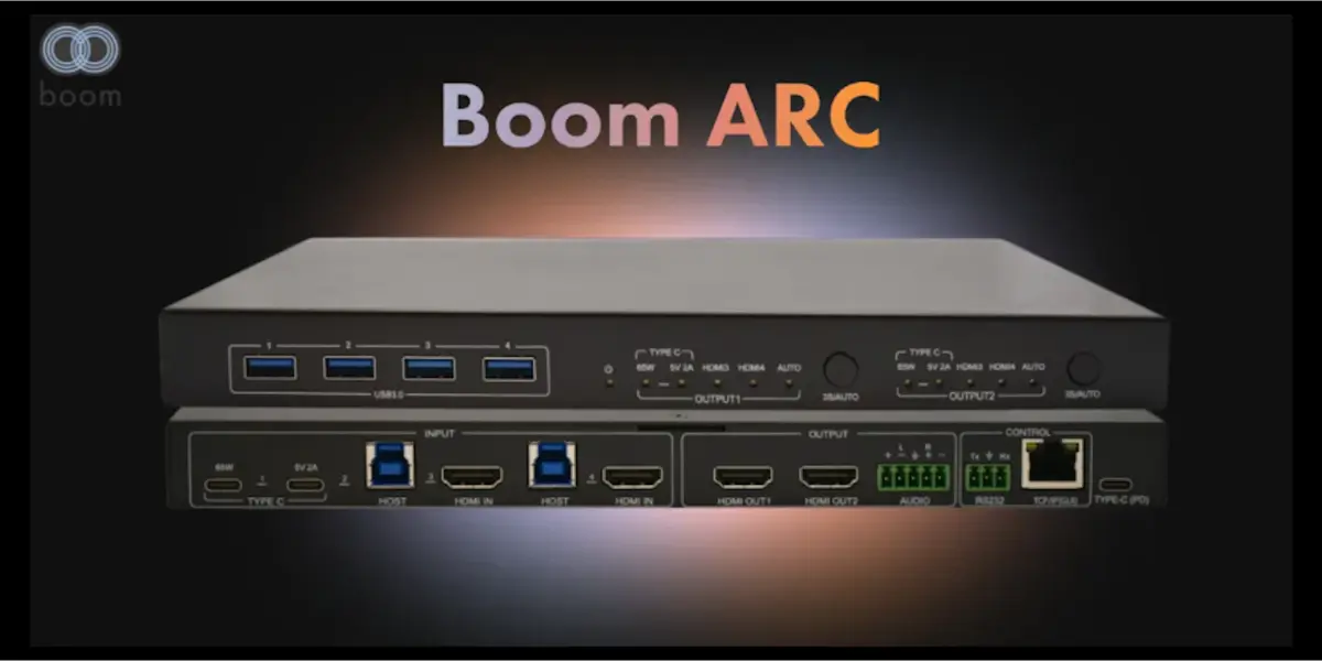 Boom ARC Lets Users Switch Between Room Systems and Laptops Instantly