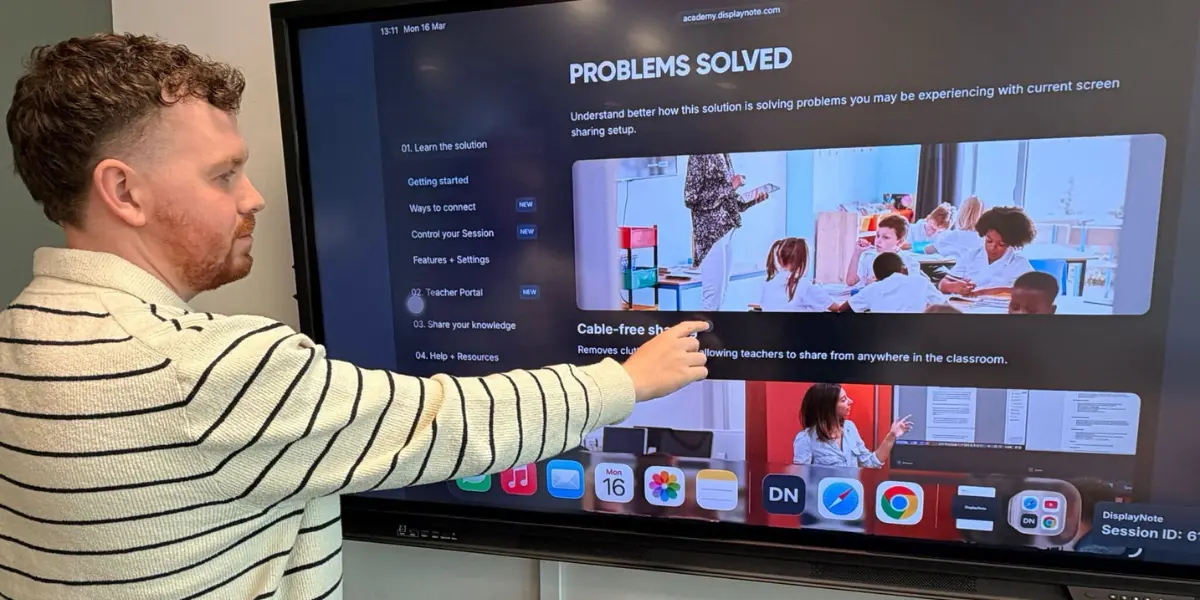 DisplayNote Adds AirPlay Touchback to Enable iPad Control From Classroom Displays