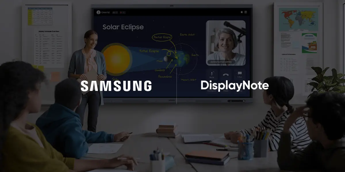 Samsung and DisplayNote Partner to Simplify Screen Sharing in U.S. Classrooms
