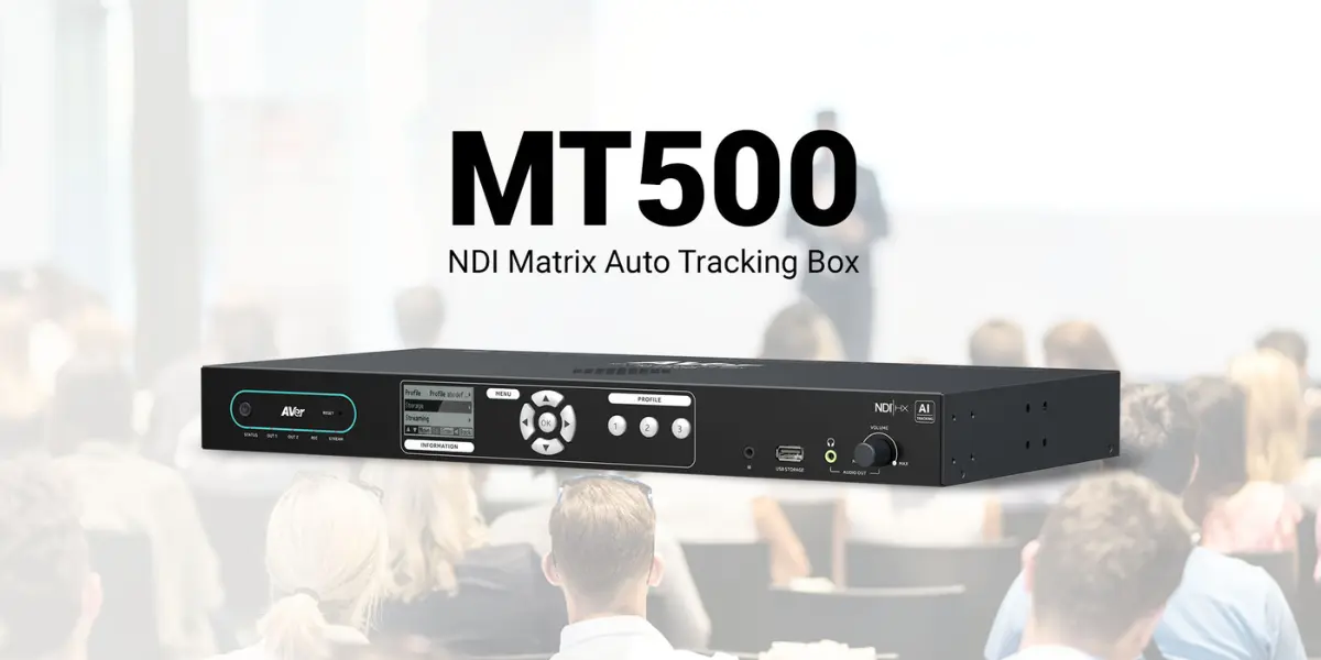 AVer Launches MT500 Auto Tracking Box for Multi-Camera AV Production