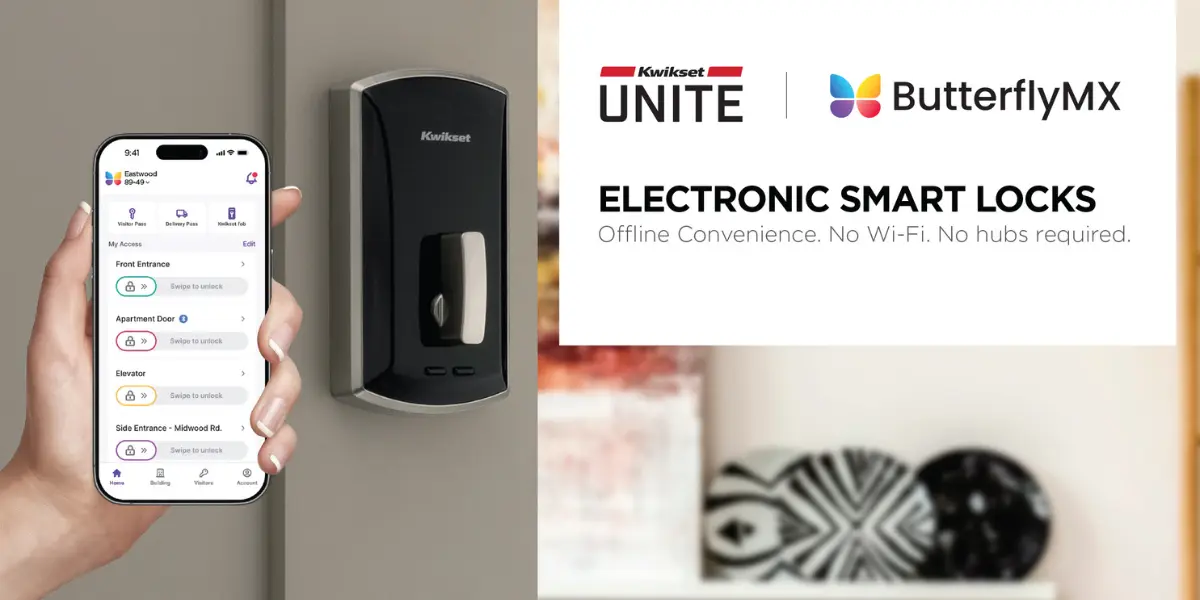 Kwikset and ButterflyMX Enable Mobile App Access to Apartment Doors and Building Entrances