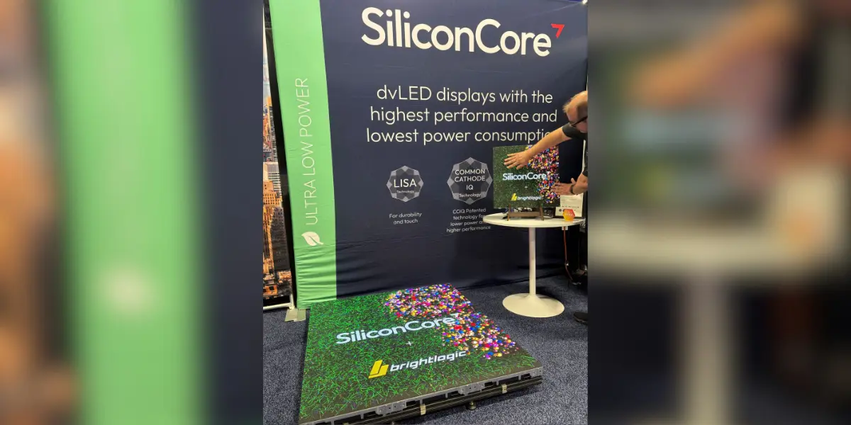 SiliconCore and BrightLogic Demonstrate Touch-Enabled LED Display Technology