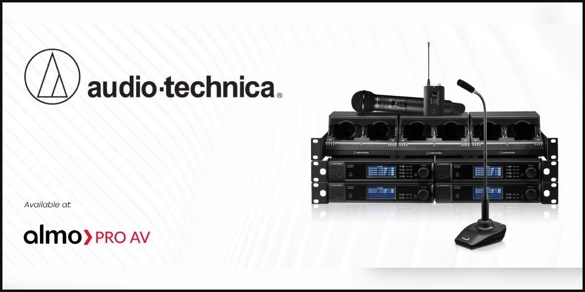 Almo Pro AV Launches Audio-Technica D50 Digital UHF Wireless System