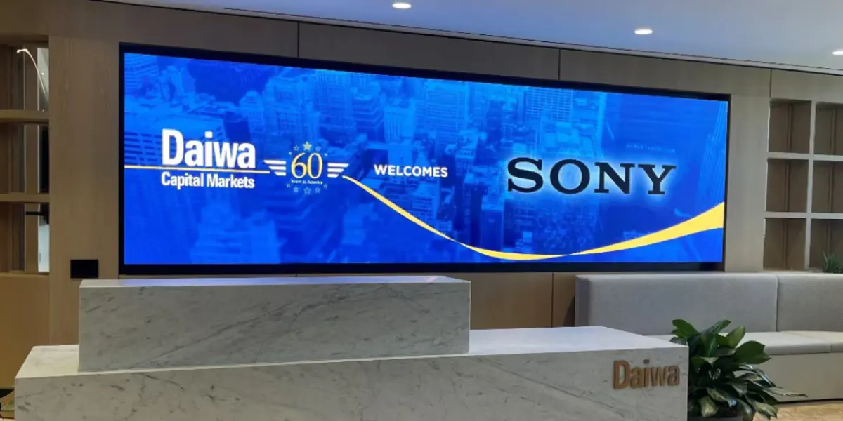 Daiwa US HQ Enhances Corporate Brand with Sony Crystal LED and BRAVIA Professional Displays