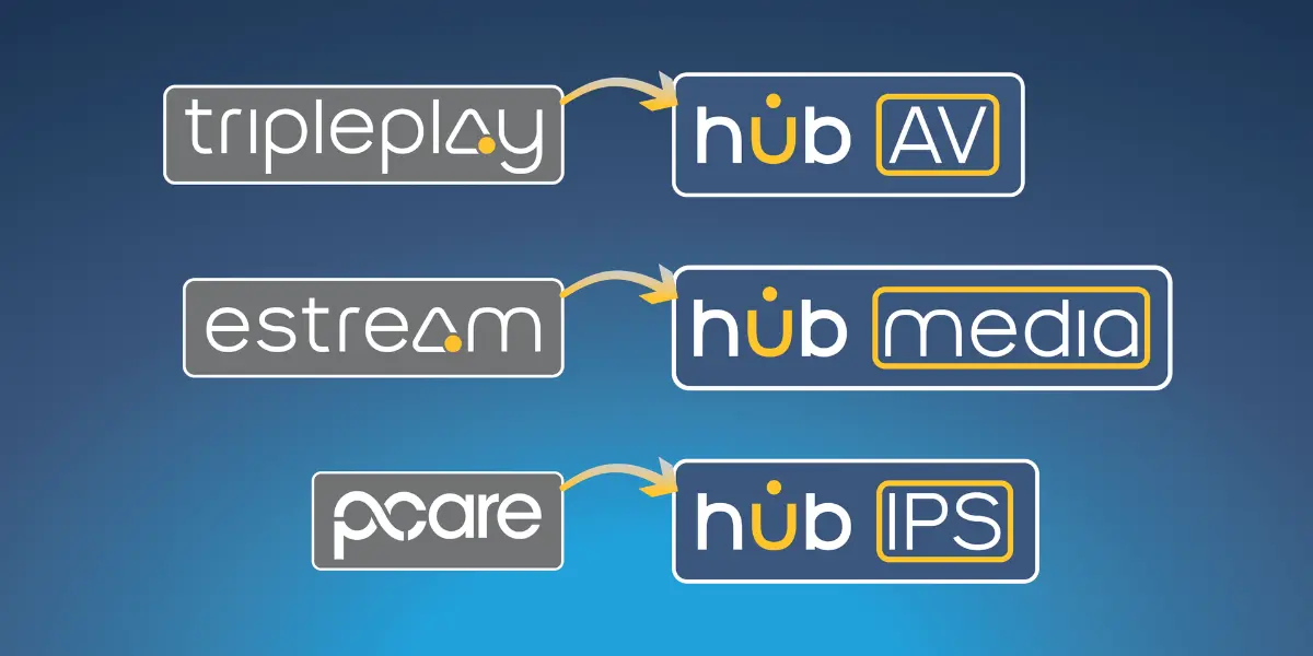 Uniguest Renames Tripleplay, eStream and pCare Under Hub Brand