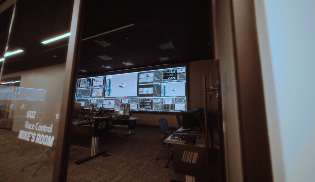 NASCAR race control room