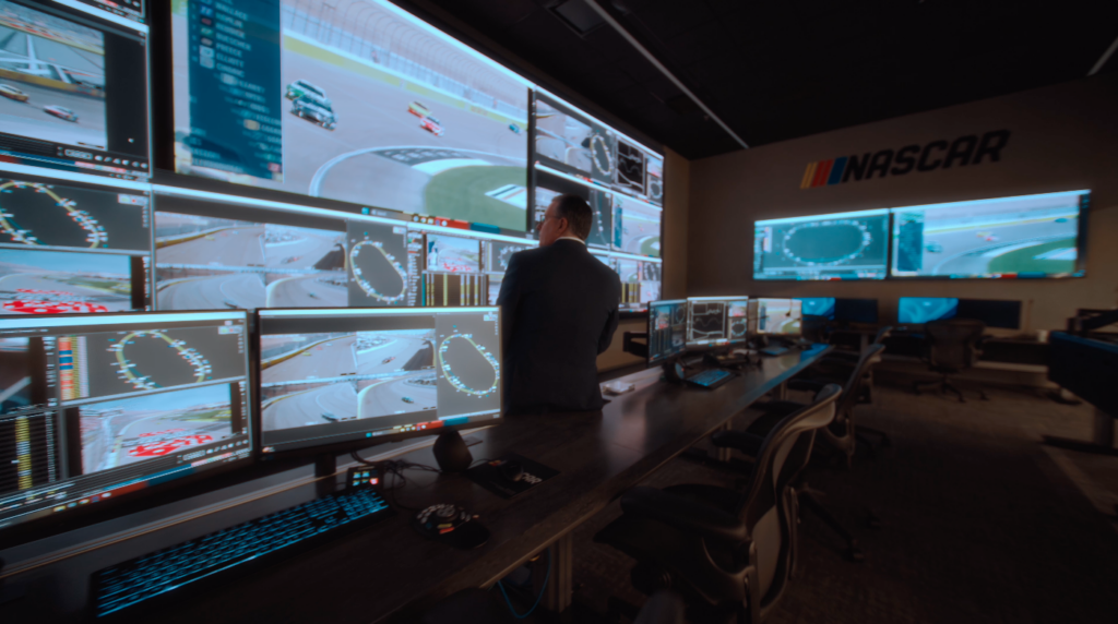 NASCAR race control room