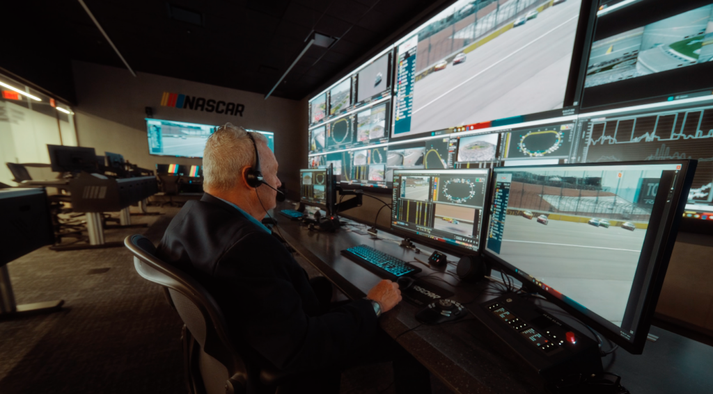 NASCAR race control room