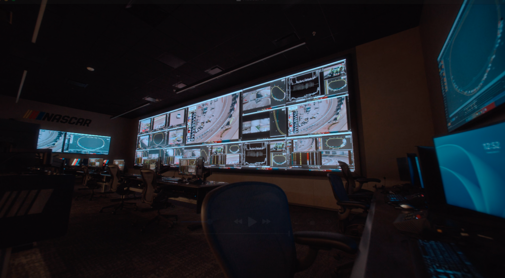 NASCAR race control room