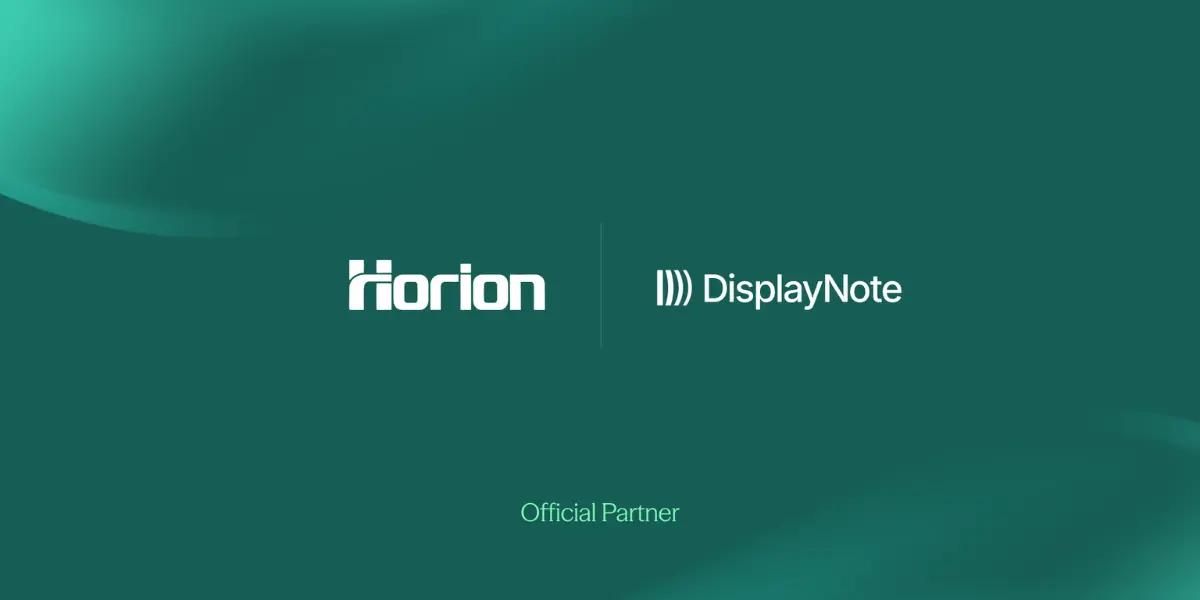 DisplayNote Launcher Brings Meeting Access and Room Calendars to Horion Displays